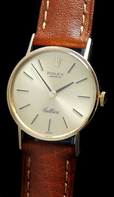 rolex vintage cellini 18ct watch|vintage Rolex cellini women's.